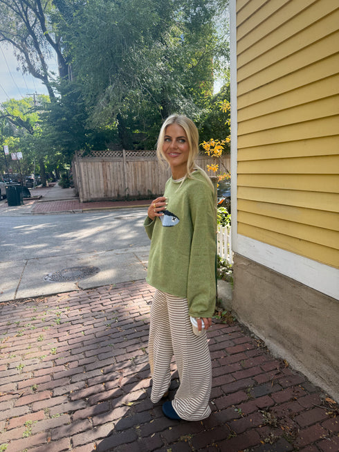 Nantucket Striped Pant // Driftwood